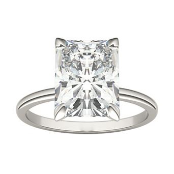 Charles & Colvard 3 7/8 Carat T.W. Lab Created Moissanite Radiant Solitaire Ring