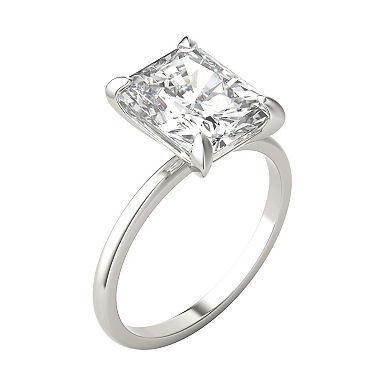 Charles & Colvard 3 7/8 Carat T.W. Lab Created Moissanite Radiant Solitaire Ring