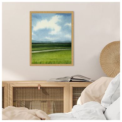 Blue Ridge Path II by Grace Popp Framed Canvas Wall Art Print