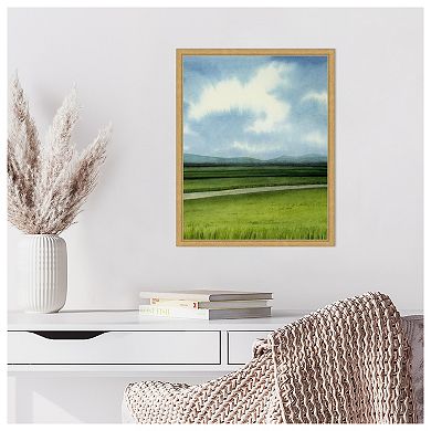 Blue Ridge Path II by Grace Popp Framed Canvas Wall Art Print