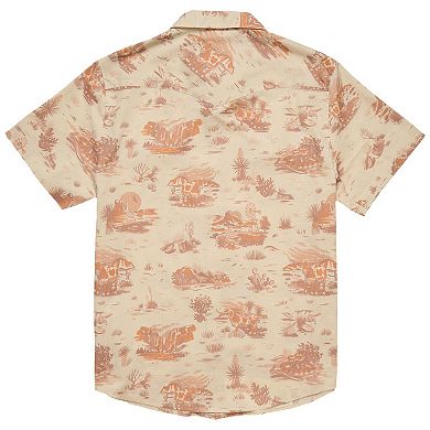 Men's Howler Brothers Tan Texas Longhorns Full-Snap Shirt