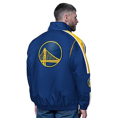 Men's Starter Royal Golden State Warriors Freestyle Lightweight Full-Zip Jacket