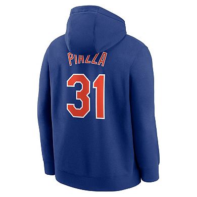Men's Nike Mike Piazza Royal New York Mets Retired Player Name & Number Club Pullover Hoodie