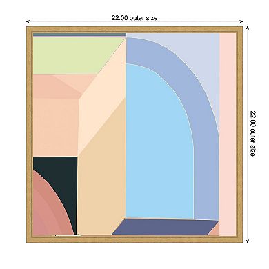 Tower 9a II by Cartissi Framed Canvas Wall Art Print