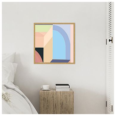 Tower 9a II by Cartissi Framed Canvas Wall Art Print