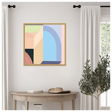 Tower 9a II by Cartissi Framed Canvas Wall Art Print