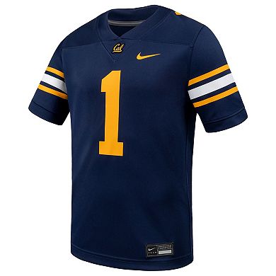Men's Nike #1 Navy Cal Bears Untouchable Replica Game Jersey