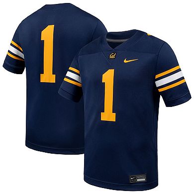Men's Nike #1 Navy Cal Bears Untouchable Replica Game Jersey