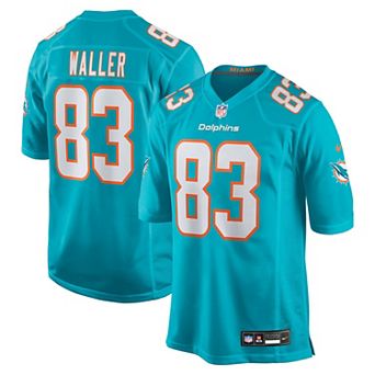 Men's Nike Darren Waller Aqua Miami Dolphins Team Game Jersey