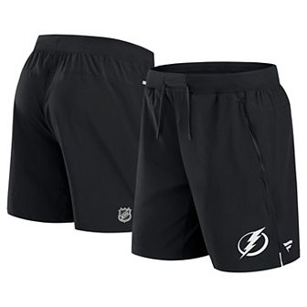 Men's Fanatics Black Tampa Bay Lightning Authentic Pro Rink Performance Shorts
