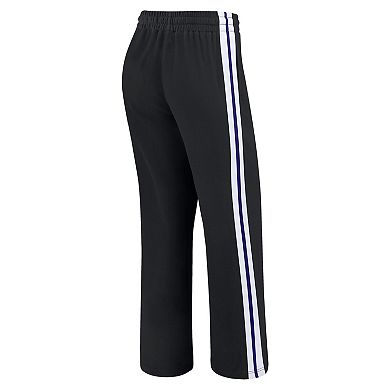 Women's WEAR by Erin Andrews Black Baltimore Ravens Color-Block Straight Leg Pants