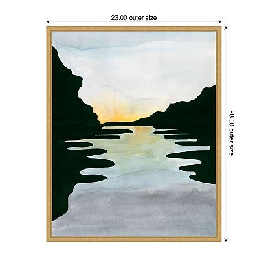 Elizabeths River I by Alicia Longley Framed Canvas Wall Art Print