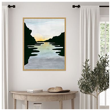 Elizabeths River I by Alicia Longley Framed Canvas Wall Art Print