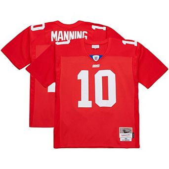 Men's Mitchell & Ness Eli Manning Red New York Giants 2004 Team Legacy Retired Player Big & Tall Jersey