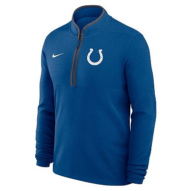 Men's Nike Royal Indianapolis Colts Lightweight Victory Dri-FIT Half-Zip Pullover