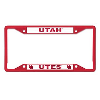 WinCraft Utah Utes Chrome Color License Plate Frame