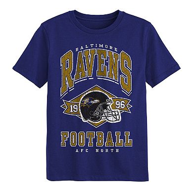 Preschool Outerstuff Purple Baltimore Ravens Kick Off T-Shirt