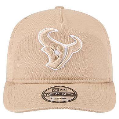 Men's New Era Tan Houston Texans 19TWENTY Adjustable Hat
