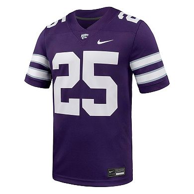 Men's Nike #25 Purple Kansas State Wildcats Untouchable Replica Game Jersey