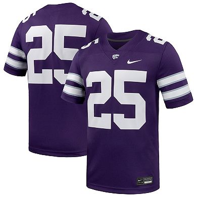 Men's Nike #25 Purple Kansas State Wildcats Untouchable Replica Game Jersey