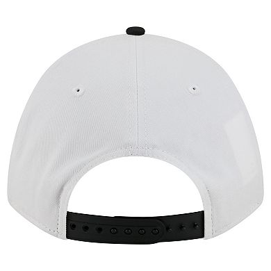Men's New Era White/Black Army Black Knights Arch Two-Tone Rope 9FORTY A-Frame M-Crown Adjustable Hat