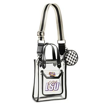 WEAR by Erin Andrews LSU Tigers Clear Stadium Crossbody Purse with Coin Pouch