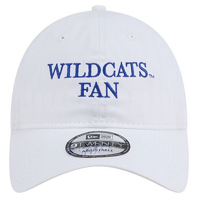 Men's New Era White Kentucky Wildcats Fan 9TWENTY Adjustable Hat