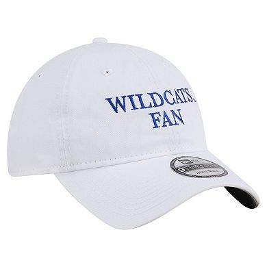 Men's New Era White Kentucky Wildcats Fan 9TWENTY Adjustable Hat