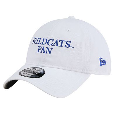 Men's New Era White Kentucky Wildcats Fan 9TWENTY Adjustable Hat