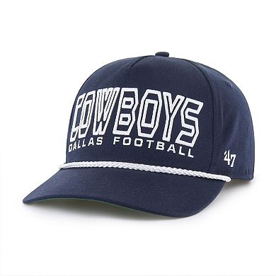 Youth '47 Navy Dallas Cowboys Byline Hitch Adjustable Hat