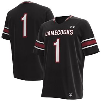 Men's Under Armour Black South Carolina Gamecocks Premier Football Jersey