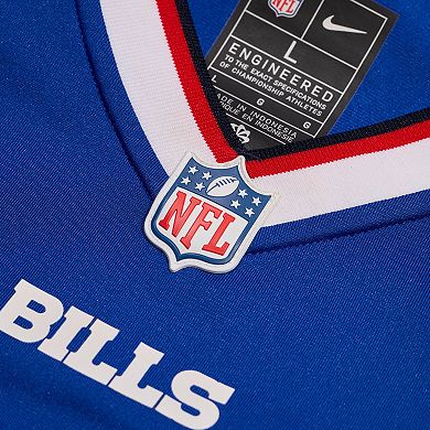 Men's Nike Maxwell Hairston Royal Buffalo Bills 2025 NFL Draft First Round Pick Game Jersey