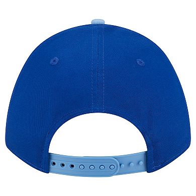 Men's New Era Royal/Light Blue Kansas City Royals Arch 9FORTY A-Frame M-Crown Adjustable Hat