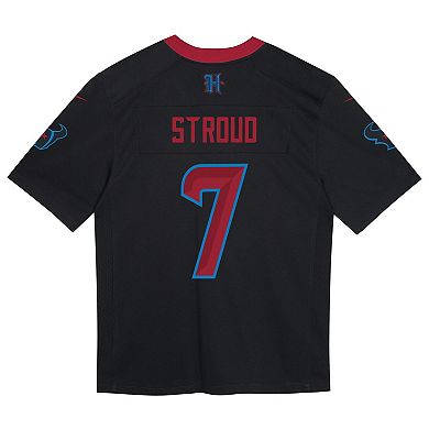 Preschool Nike C.J. Stroud Navy Houston Texans Alternate Player Game Jersey