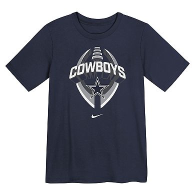 Preschool Nike Navy Dallas Cowboys Icon Legend Dri-FIT T-Shirt
