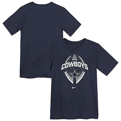 Preschool Nike Navy Dallas Cowboys Icon Legend Dri-FIT T-Shirt