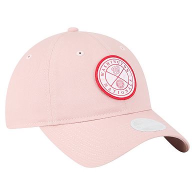 Women's New Era Pink Washington Nationals Bloom 9TWENTY Adjustable Hat