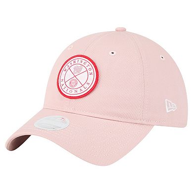 Women's New Era Pink Washington Nationals Bloom 9TWENTY Adjustable Hat