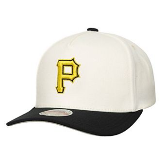 Men's Mitchell & Ness Cream Pittsburgh Pirates Stretch-Snapback Hat