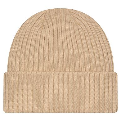 Men's New Era Tan Brooklyn Nets Color Pack Cuffed Knit Hat