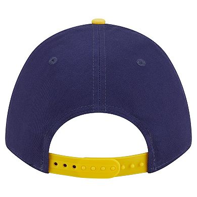 Men's New Era Navy/Gold Milwaukee Brewers Arch 9FORTY A-Frame M-Crown Adjustable Hat