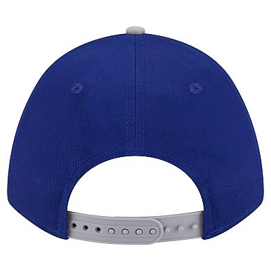 Men's New Era Royal/Gray Los Angeles Dodgers Arch 9FORTY A-Frame M-Crown Adjustable Hat