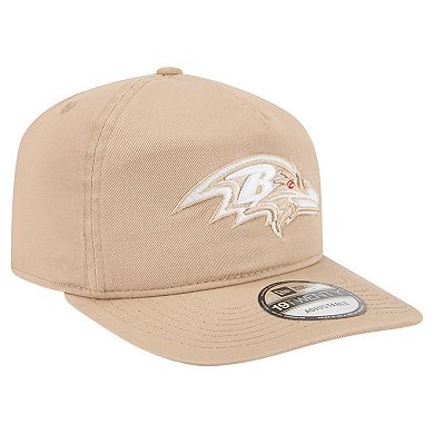 Men's New Era Tan Baltimore Ravens Cam 19TWENTY Adjustable Hat