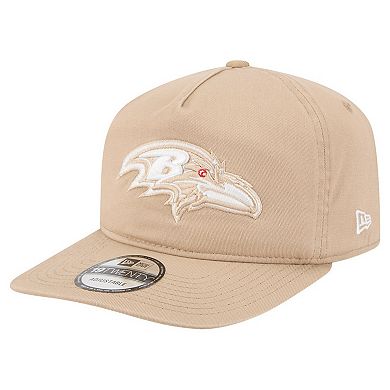 Men's New Era Tan Baltimore Ravens Cam 19TWENTY Adjustable Hat