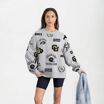 Women's Gameday Couture Gray Colorado Buffaloes Always on Repeat Fleece Sweatshirt