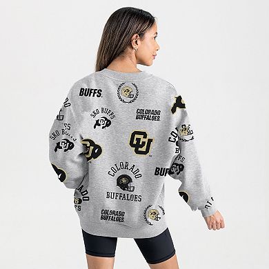 Women's Gameday Couture Gray Colorado Buffaloes Always on Repeat Fleece Sweatshirt