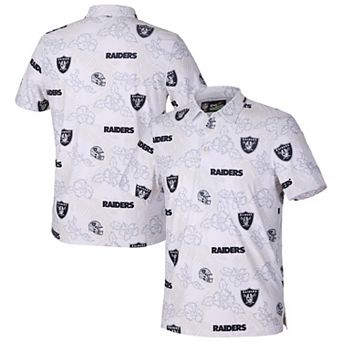 Men's Reyn Spooner White Las Vegas Raiders Pua Performance Game Day Polo