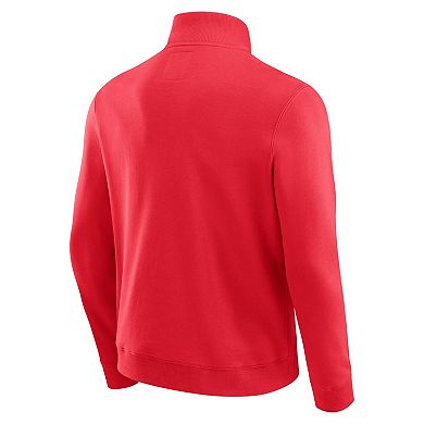 Men's Darius Rucker Collection by Fanatics Red Georgia Bulldogs Quarter-Zip Pullover