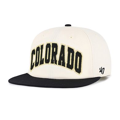 Unisex '47 Natural Colorado Buffaloes Crossover Off Hand Captain Adjustable Hat