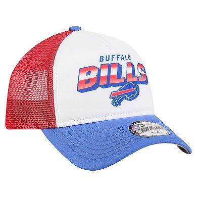 Toddler New Era White/Royal Buffalo Bills Streak 9FORTY A-Frame Adjustable Hat